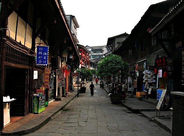 chongqing women, ciqikou ancient town